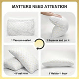 Soft Feather Cotton Pillow - LuxNovaHub 