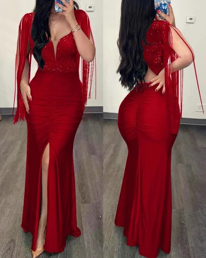 Elegant Evening Party Dresses for Women Sexy - LuxNovaHub 