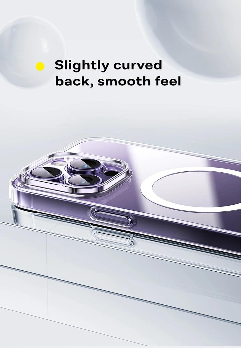 Lucent Magnetic Hard PC Clear Case for iPhone - LuxNovaHub 