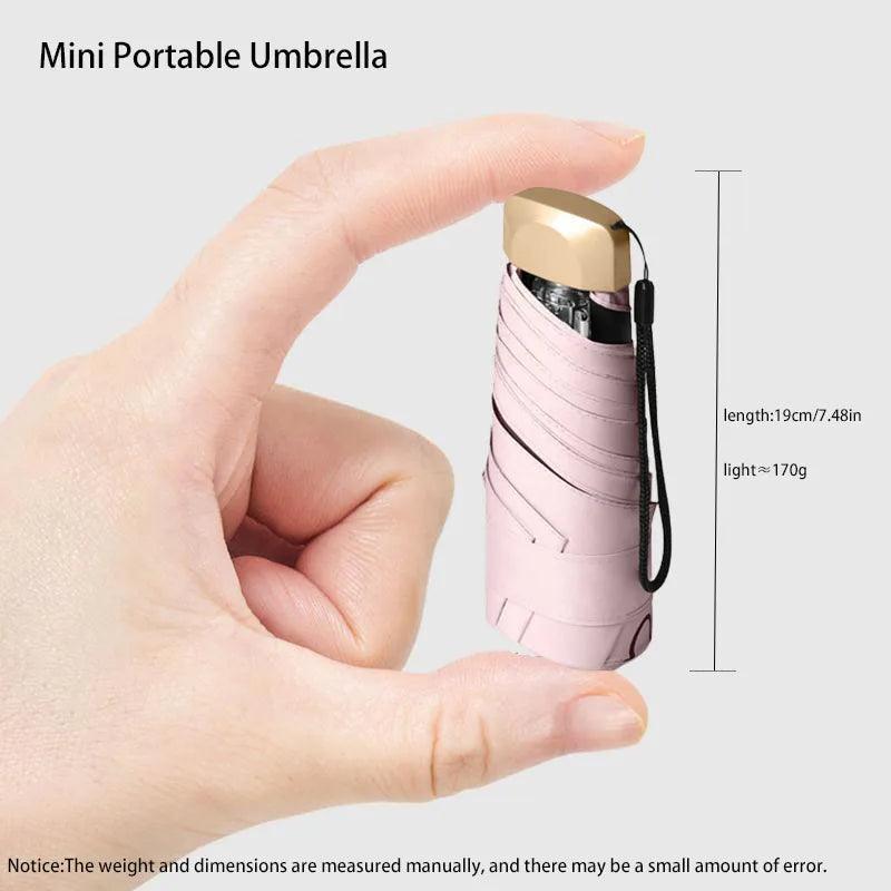 Outdoor Mini Sun Umbrella UV Protection - LuxNovaHub 