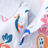 Printing lovely boys and girls fashion printing breathable button - LuxNovaHub 