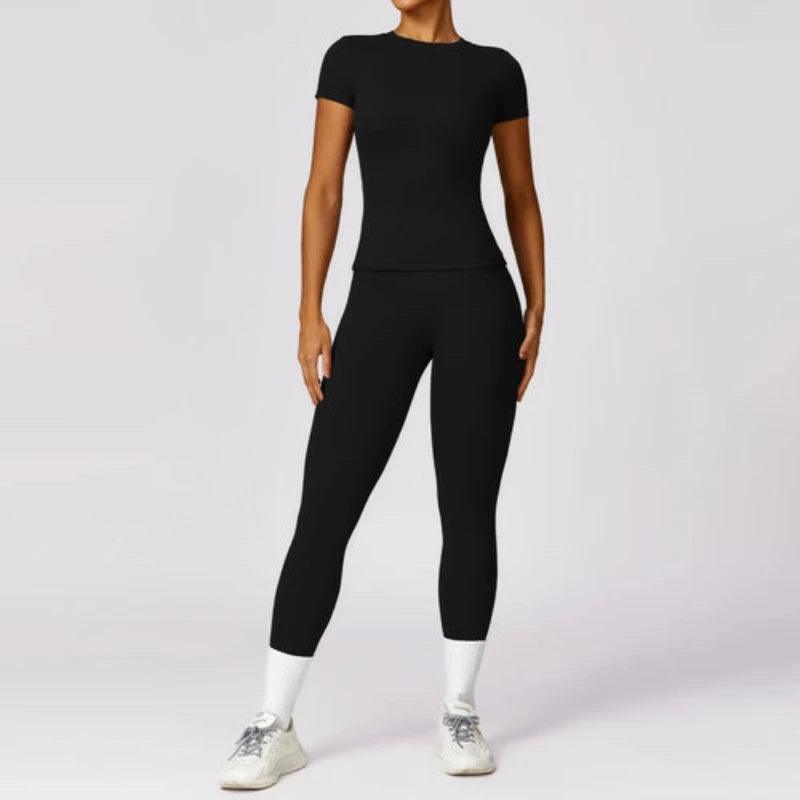 Yoga Set 2 Pieces Women Tracksuits Workout - LuxNovaHub 