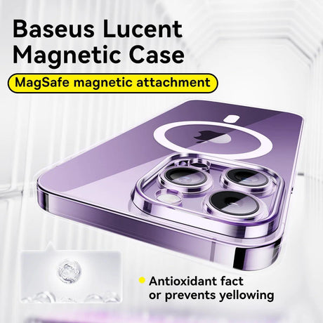 Lucent Magnetic Hard PC Clear Case for iPhone - LuxNovaHub 