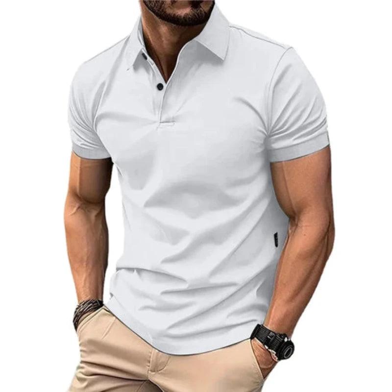 Classic Summer Polo Shirt - LuxNovaHub 