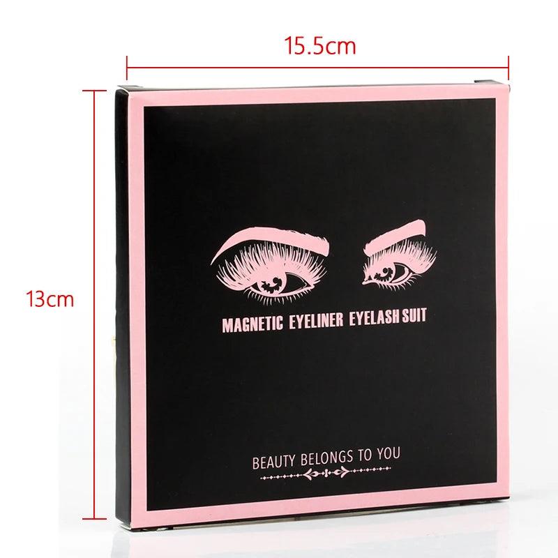 Magnetic Lash Kit - 3D Mink Lashes & Waterproof Magnetic Eyeliner for All-Day Glam