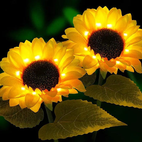 1PACK Solar Sunflower Lights - LuxNovaHub 