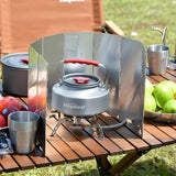 Outdoor Stove Wind Shield Camping - LuxNovaHub 