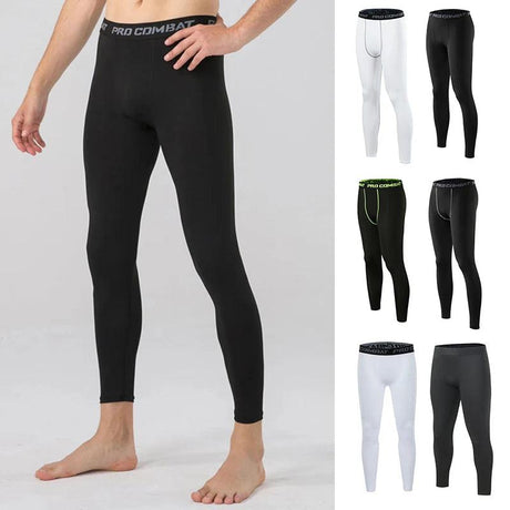 New Compression Pants Leggings Men Running - LuxNovaHub 