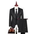 New Men Suit Sets Evening Banquet Luxury Jacquard Outfits - LuxNovaHub 