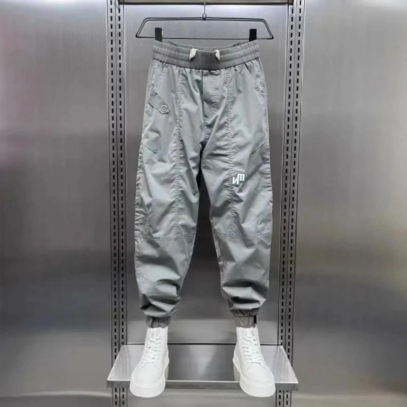 WN Men's Joggers Casual Pants Korean Sweatpants - LuxNovaHub 