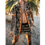 Designer style men two piece Beach set - LuxNovaHub 