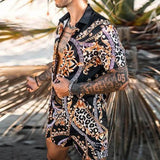 Designer style men two piece Beach set - LuxNovaHub 