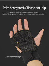 Training Sport Gloves for Men Women Workout Gloves Fitness Body Building Weightlifting Gym Hand Wrist Palm Protector Gloves - LuxNovaHub 