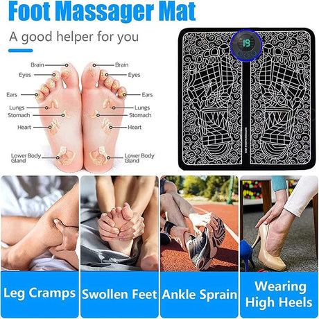 EMS Foot Massager Pad - LuxNovaHub 