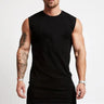 Cotton Gym Clothing Mens Workout Sleeveless Shirt - LuxNovaHub 