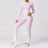 Yoga Set 2 Pieces Women Tracksuits Workout - LuxNovaHub 