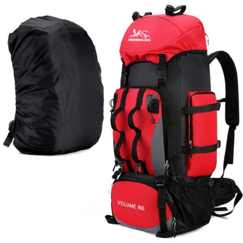 90L Waterproof Hiking Camping Backpack - LuxNovaHub 