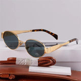 Gold Metal Frame Sunglasses - Sexikinis Swim - LuxNovaHub 