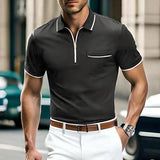 Summer Traveling Men's Casual Short Sleeve - LuxNovaHub 