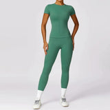 Yoga Set 2 Pieces Women Tracksuits Workout - LuxNovaHub 