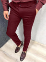 Men's Fashion Casual Pants Daily Business Formal Pants High - LuxNovaHub 