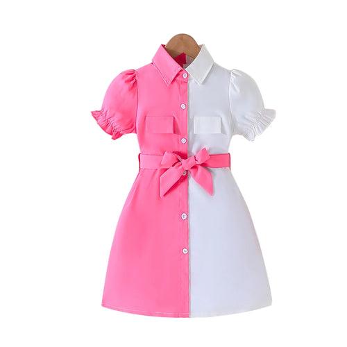 Dress For Kids 4-7 Years old Fashion Short Sleeve Princess - LuxNovaHub 