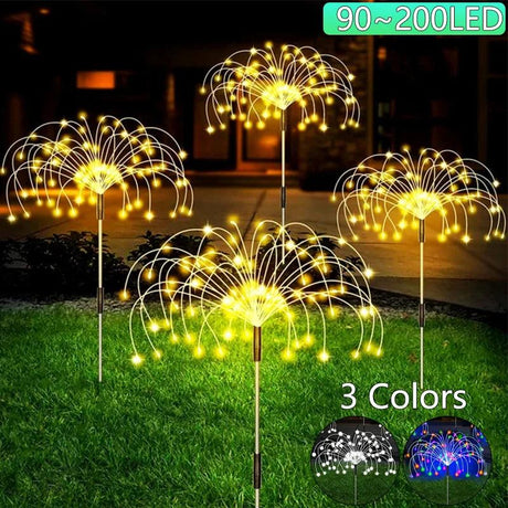 Solar Firework Light Waterproof - LuxNovaHub 