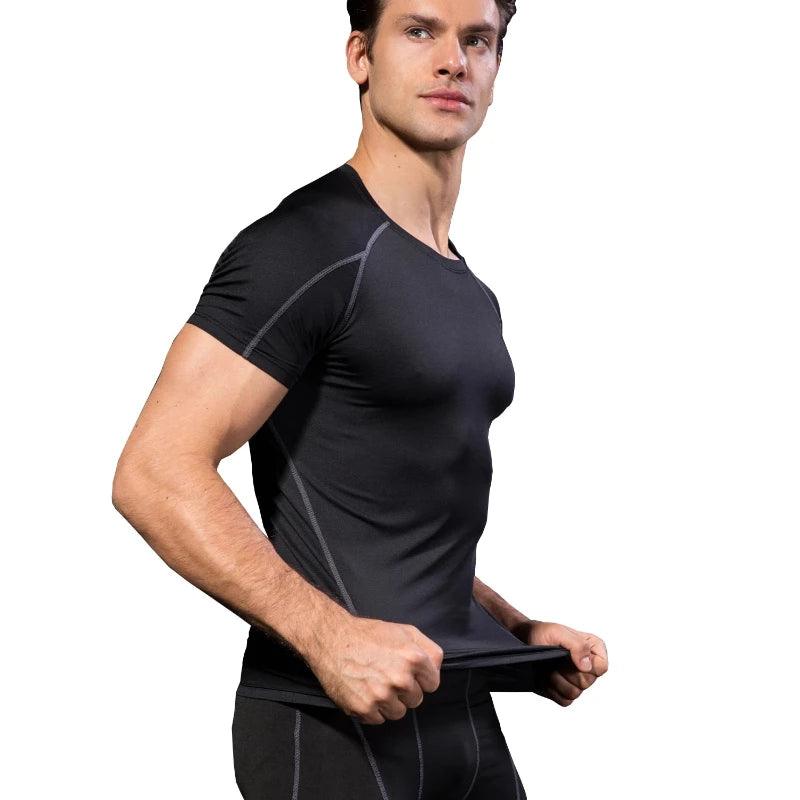 Men Fitness Sport Gym T-shirt - LuxNovaHub 