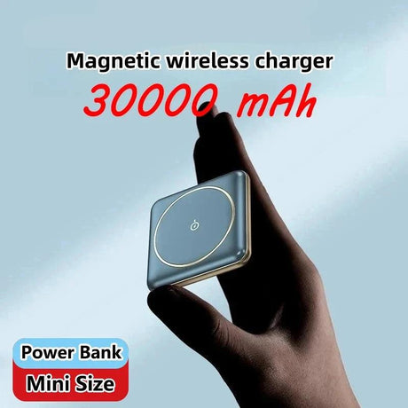 Mini Magnetic Wireless Power Bank Charger Fast - LuxNovaHub 