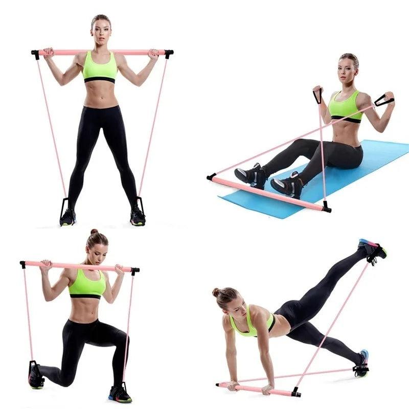 New Fitness Yoga Pilates Bar Stick Crossfit - LuxNovaHub 