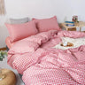 Duvet Cover Set with Pillowcases Flat Sheet - LuxNovaHub 