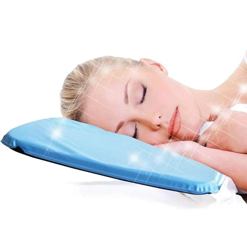 Cooling Gel Pillow Chilled Natural Pillow Sleeping - LuxNovaHub 