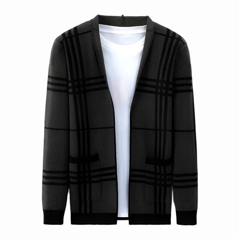 Men’s Korean Knitted Jacket - LuxNovaHub 