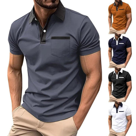 Casual Polo Shirts Men - LuxNovaHub 