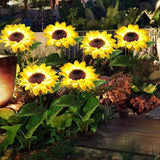 1PACK Solar Sunflower Lights - LuxNovaHub 