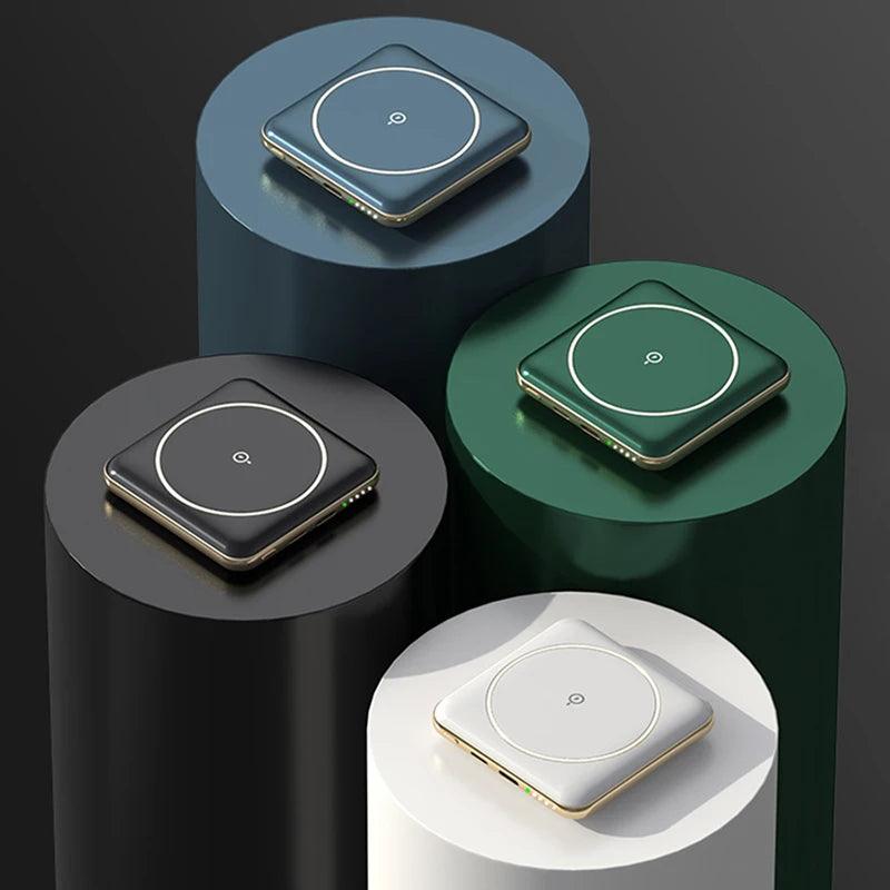 Mini Magnetic Wireless Power Bank Charger Fast - LuxNovaHub 