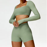 Yoga Suit Sports Set Women Quick-Drying Gym - LuxNovaHub 