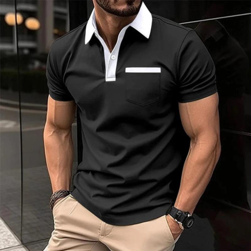 Casual Polo Shirts Men - LuxNovaHub 