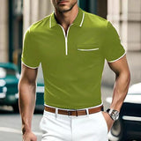 Summer Traveling Men's Casual Short Sleeve - LuxNovaHub 