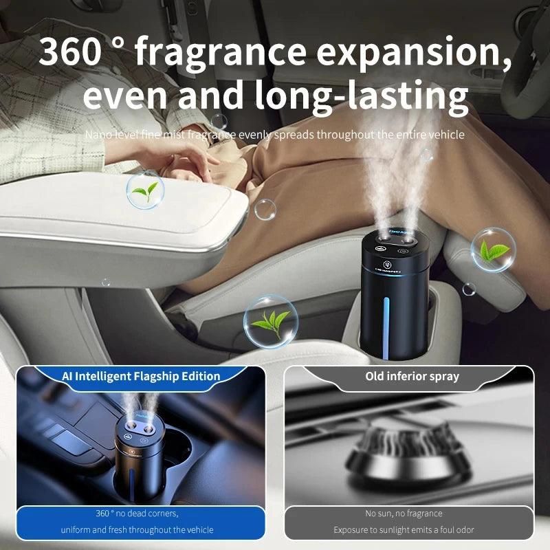 380ML Double Spray Vehicle Air Humidifier USB - LuxNovaHub 