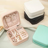 Portable Mini Jewelry Storage Box - LuxNovaHub 