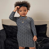 Girls' Dresses Baby Fashionable Slim Hip Skirt Children's - LuxNovaHub 