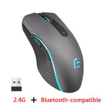 Mouse Dual Mode Bluetooth+2.4Ghz Wireless USB - LuxNovaHub 