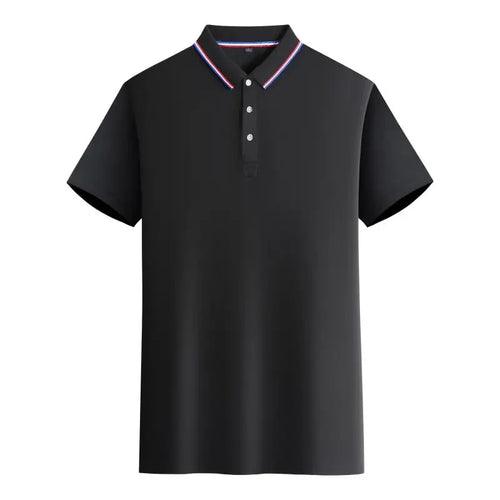 Customized LOGO Polo T-Shirt Men Summer - LuxNovaHub 