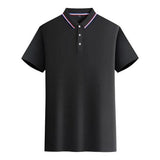 Customized LOGO Polo T-Shirt Men Summer - LuxNovaHub 