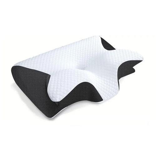 1pc Memory Foam Cervical Pillow, 2 in 1 Ergonomic - LuxNovaHub 