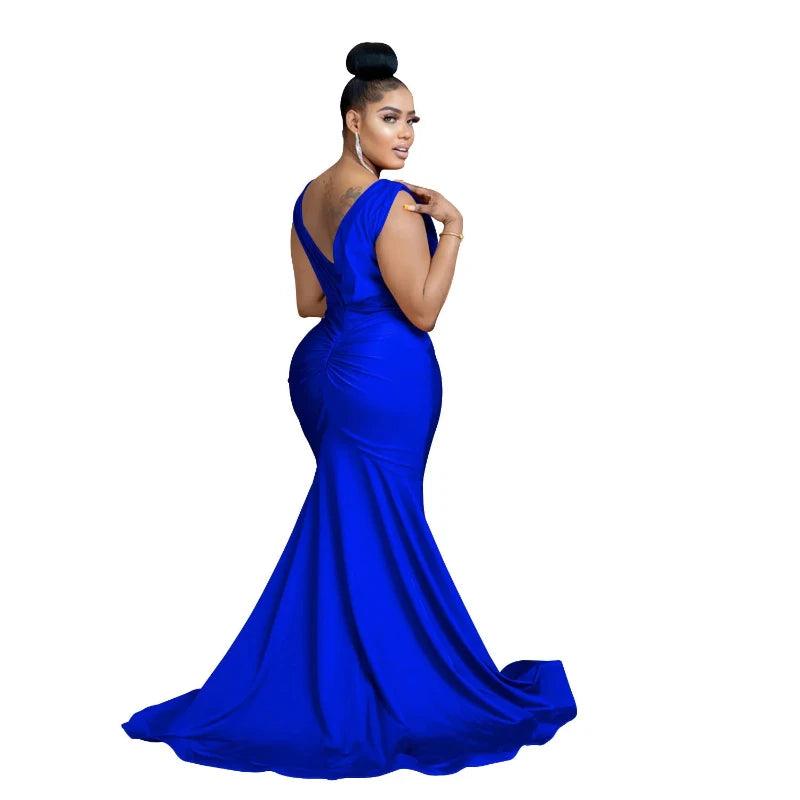 Sexy Elegant Women Summer Evening Dress Sleeveless Female - LuxNovaHub 