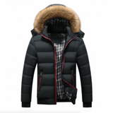 Mens Two Tone Puffer Jacket - LuxNovaHub 