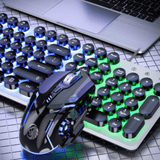 Dragon LED Backlight Gaming USB Wired Keyboard Mouse Set - LuxNovaHub 