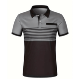 Stripe Sleeve Polo - LuxNovaHub 